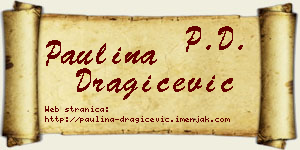 Paulina Dragičević vizit kartica